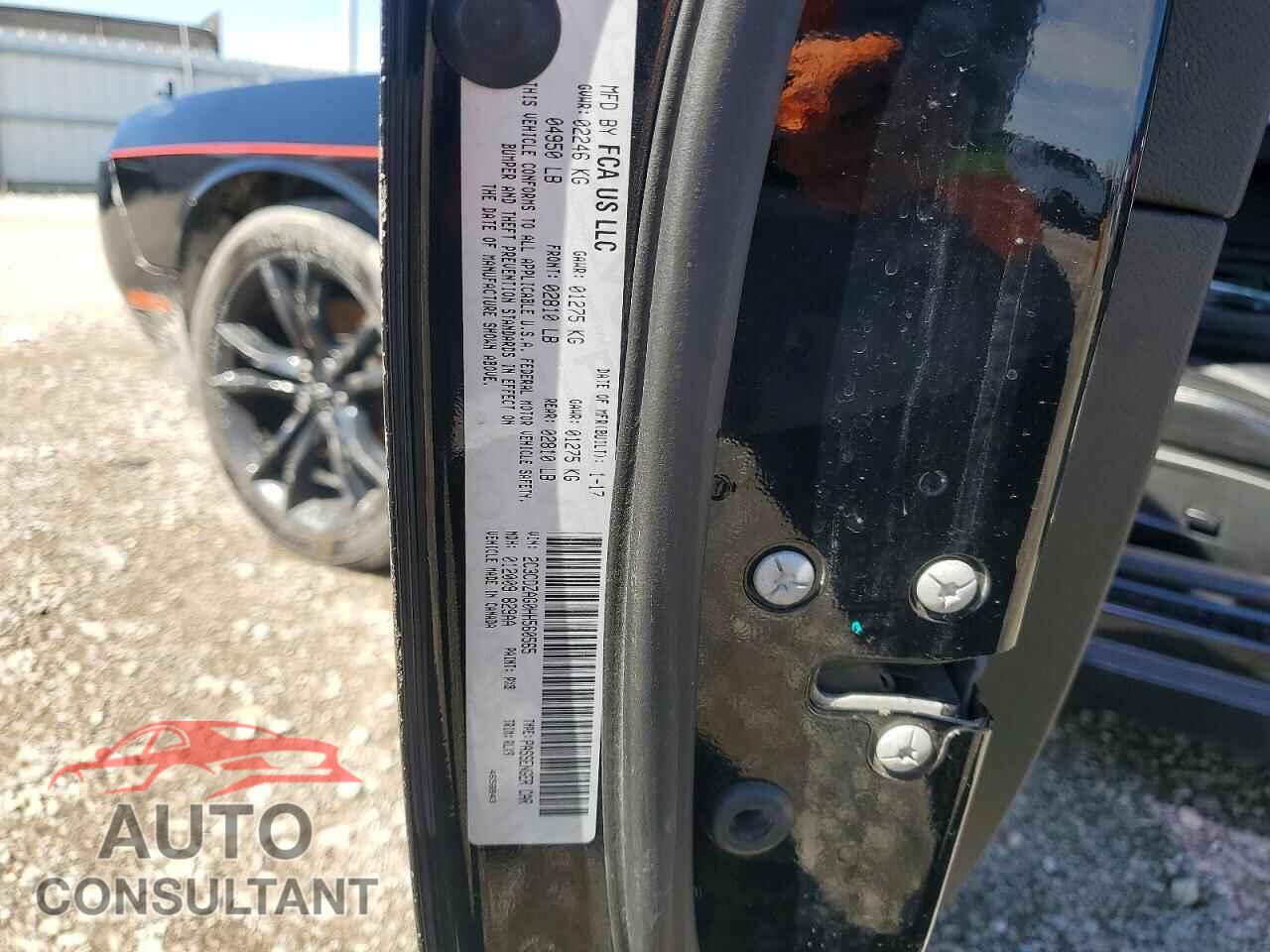 DODGE CHALLENGER 2017 - 2C3CDZAG0HH560565