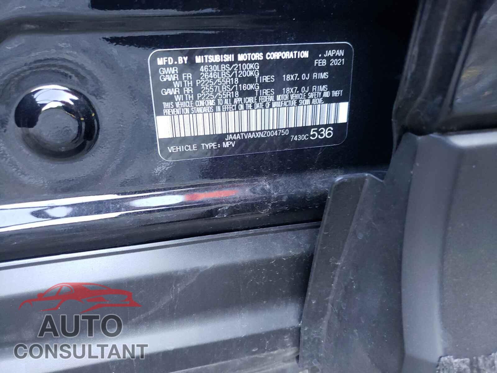 MITSUBISHI ECLIPSE 2022 - JA4ATVAAXNZ004750
