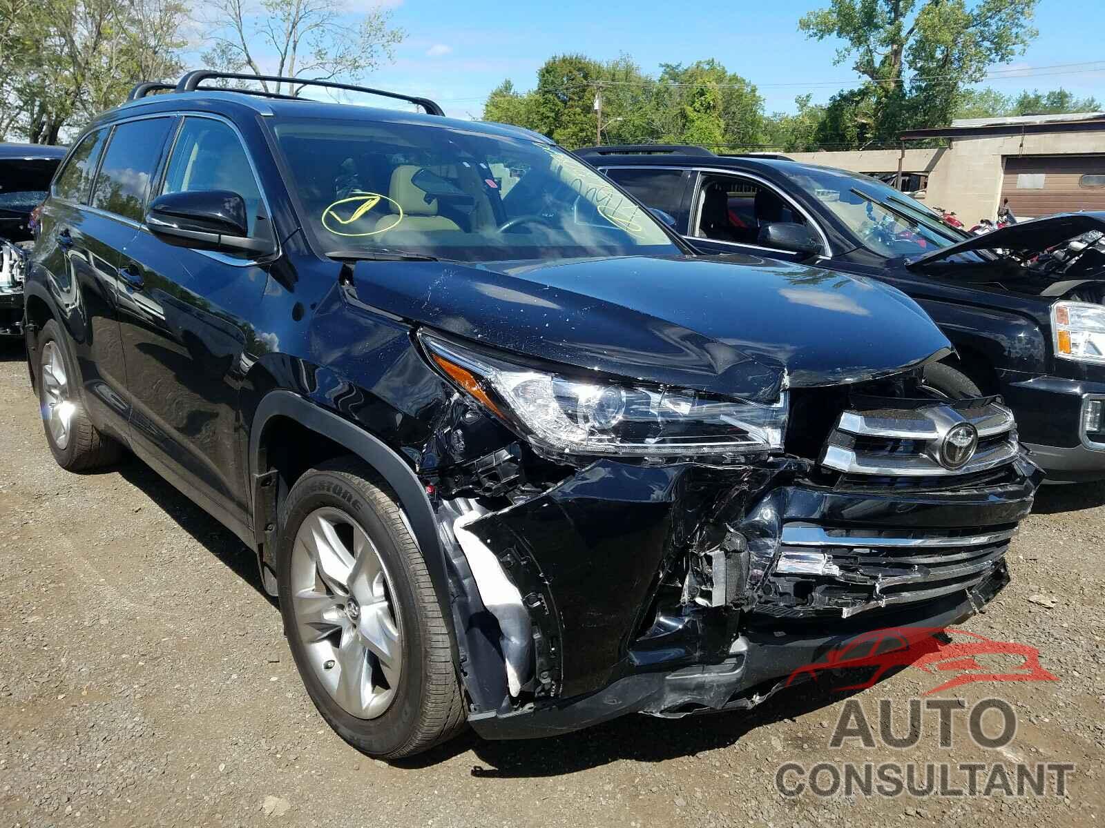 TOYOTA HIGHLANDER 2017 - 5TDDZRFH5HS376288