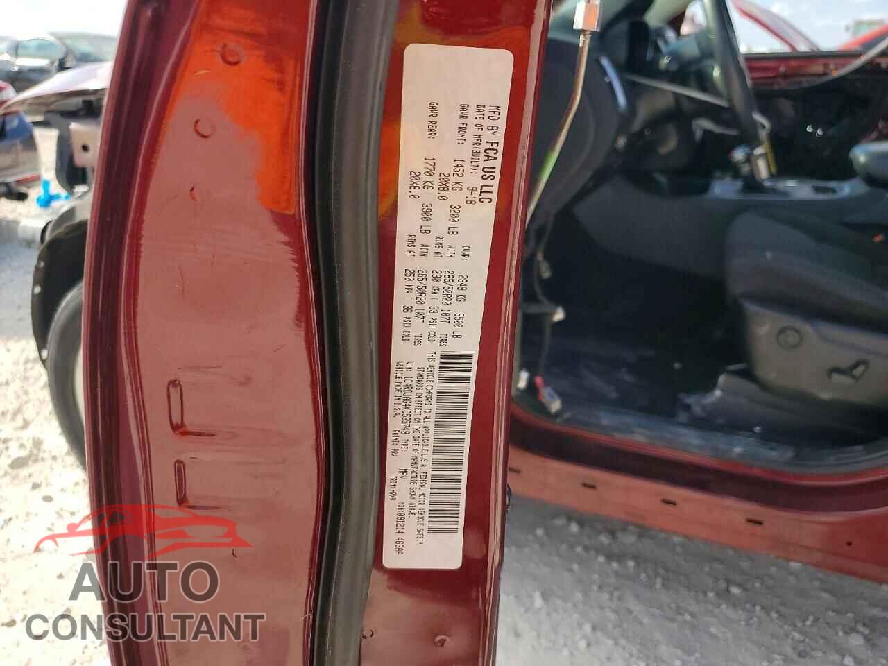 DODGE DURANGO 2019 - 1C4RDJAG4KC535749