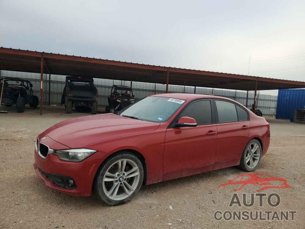 BMW 3 SERIES 2016 - WBA8A9C56GK616969