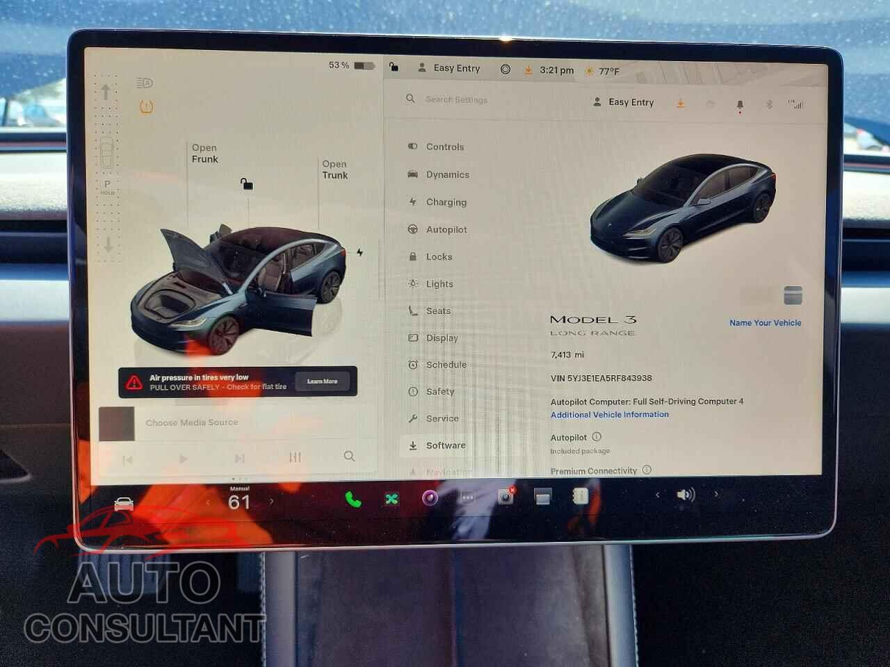 TESLA MODEL 3 2024 - 5YJ3E1EA5RF843938