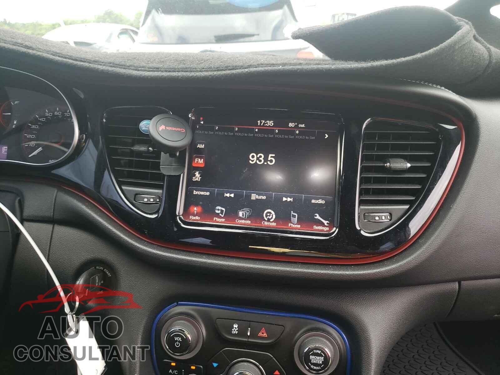 DODGE DART 2016 - 1C3CDFBB4GD607190
