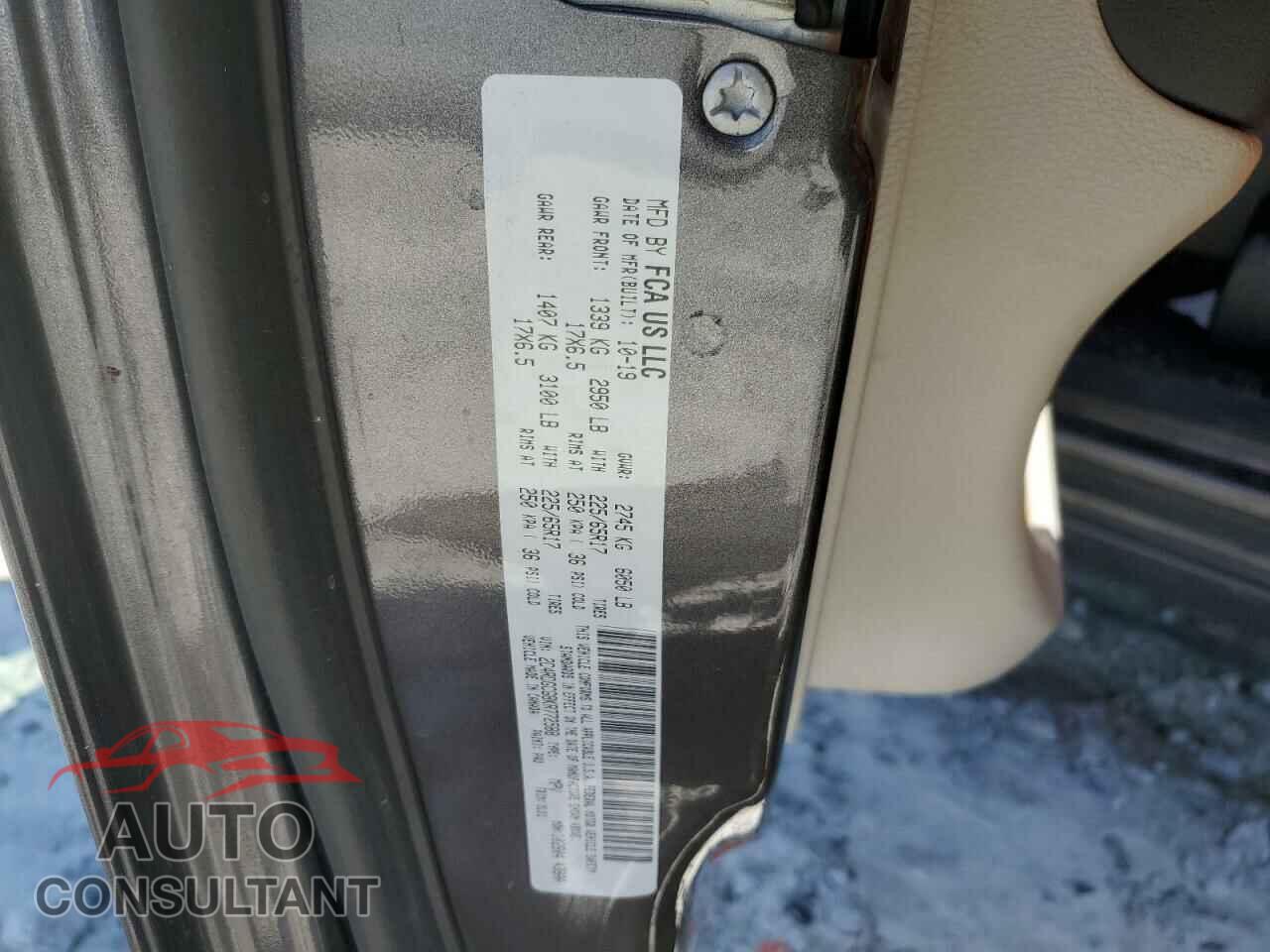 DODGE CARAVAN 2019 - 2C4RDGCG8KR772588