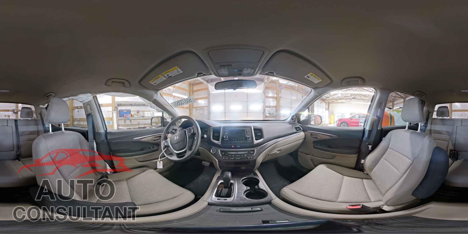HONDA RIDGELINE 2017 - 5FPYK3F42HB030694