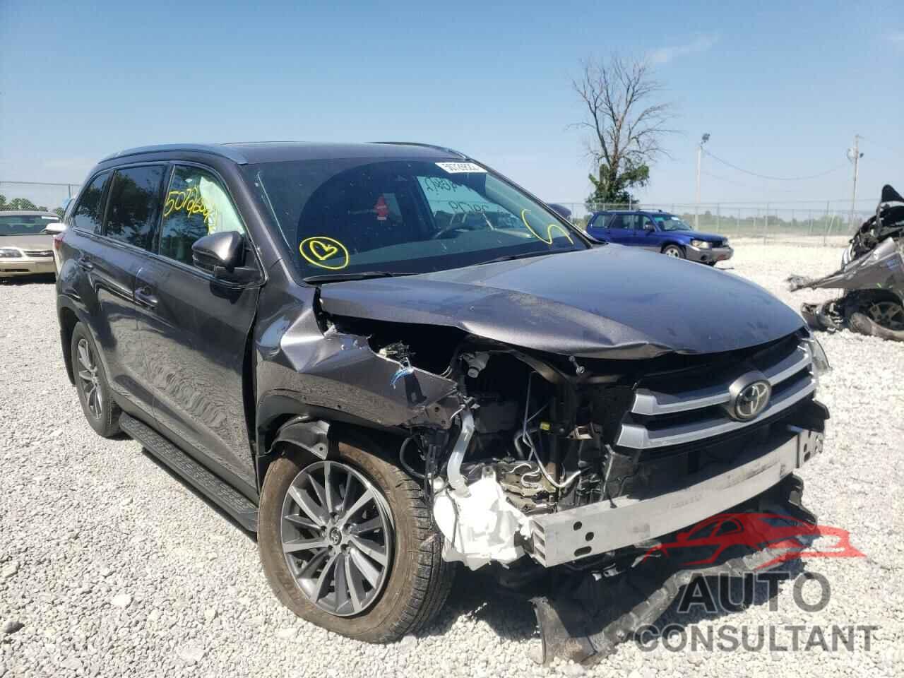 TOYOTA HIGHLANDER 2019 - 5TDJZRFHXKS610709