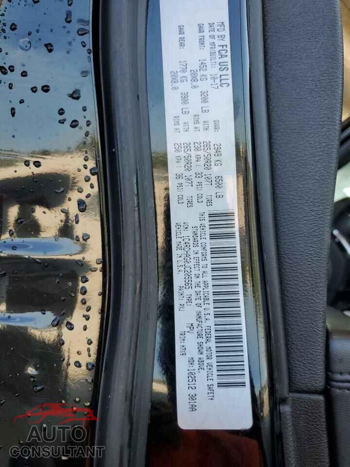 DODGE DURANGO 2018 - 1C4RDHAG0JC205565