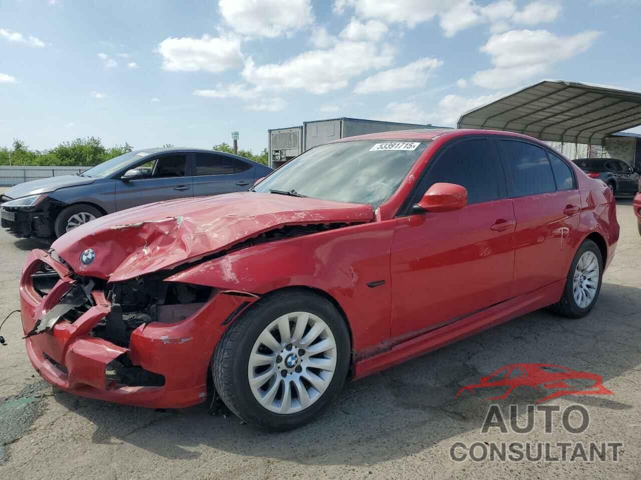 BMW 3 SERIES 2009 - WBAPH57529NM33855