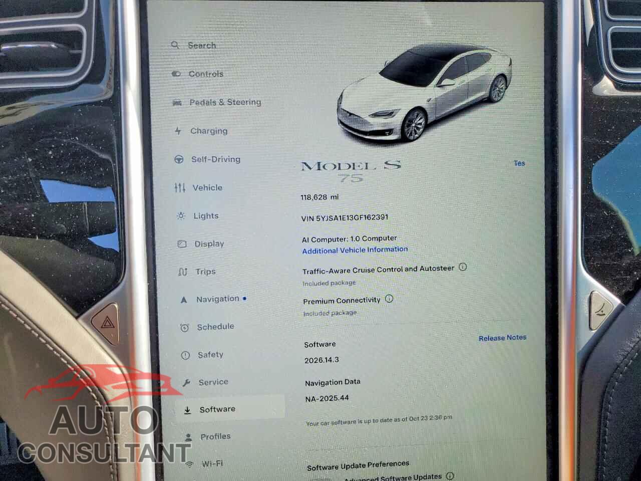 TESLA MODEL S 2016 - 5YJSA1E13GF162391