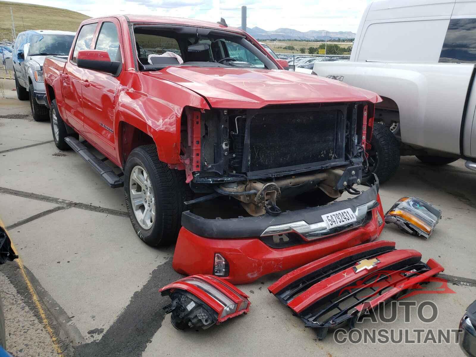 CHEVROLET SILVERADO 2017 - 3GCUKREC7HG123613