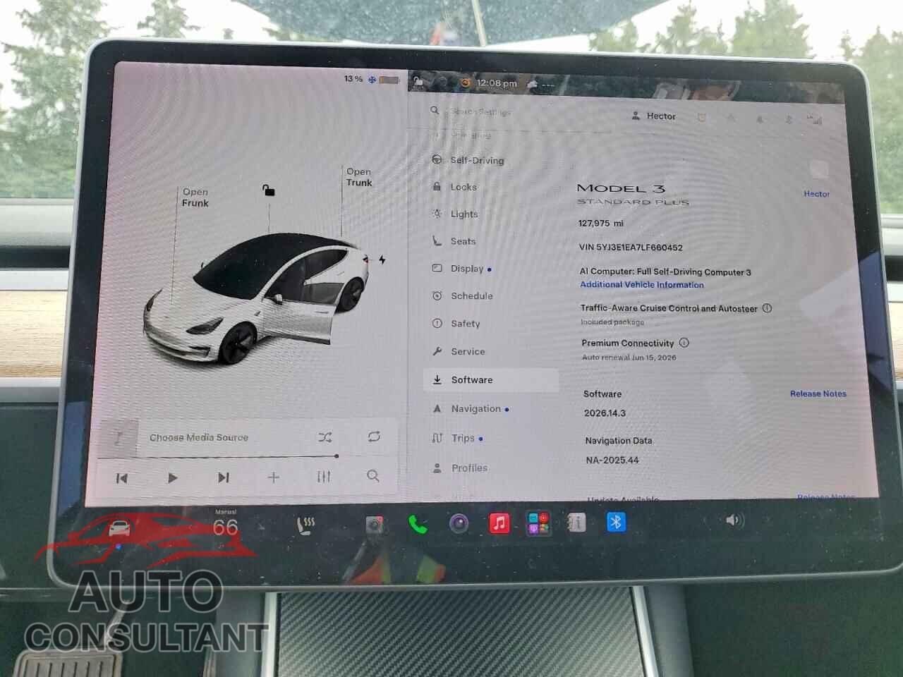 TESLA MODEL 3 2020 - 5YJ3E1EA7LF660452