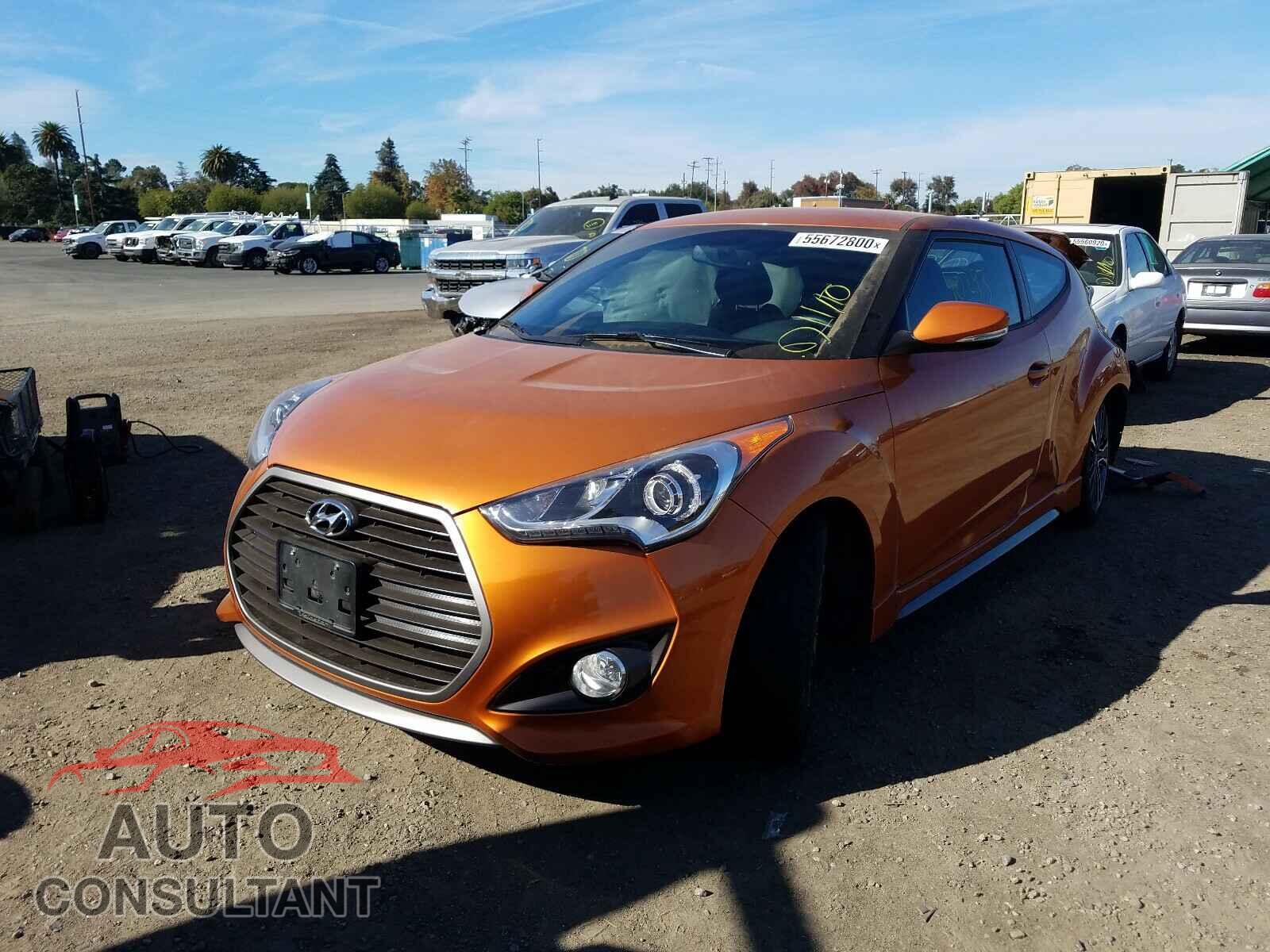 HYUNDAI VELOSTER 2016 - KMHTC6AE2GU282612