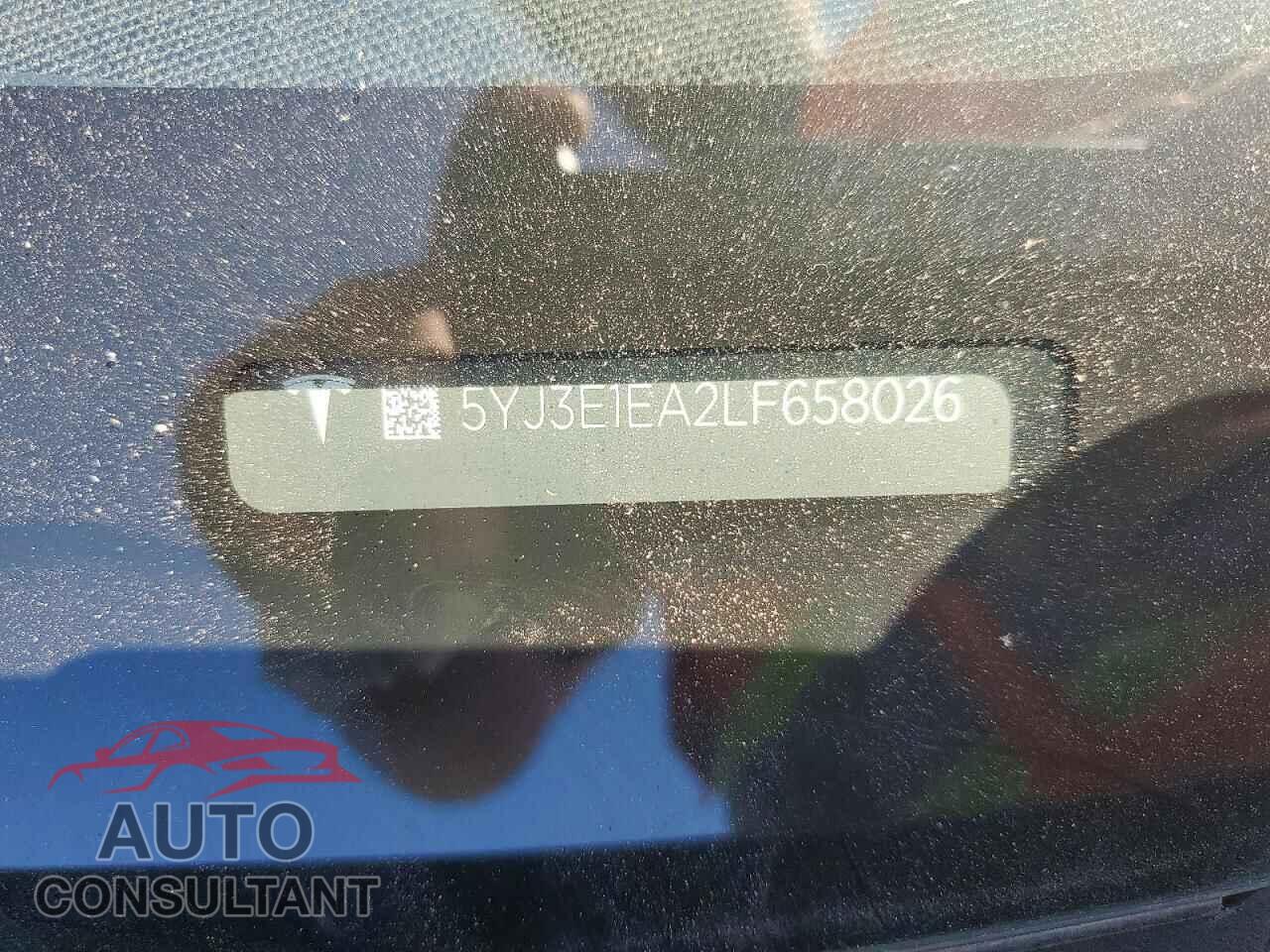 TESLA MODEL 3 2020 - 5YJ3E1EA2LF658026