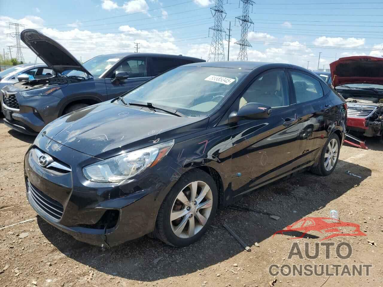 HYUNDAI ACCENT 2013 - KMHCU4AE8DU460603