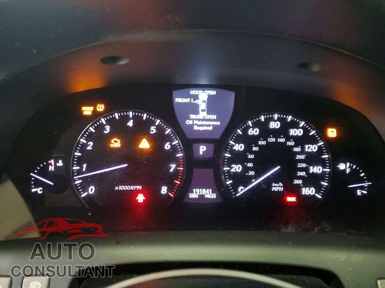 LEXUS LS460 2011 - JTHBL5EF8B5103973