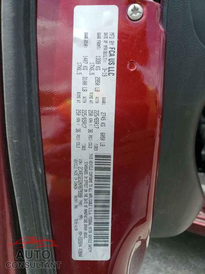 DODGE CARAVAN 2019 - 2C4RDGEG2KR679398