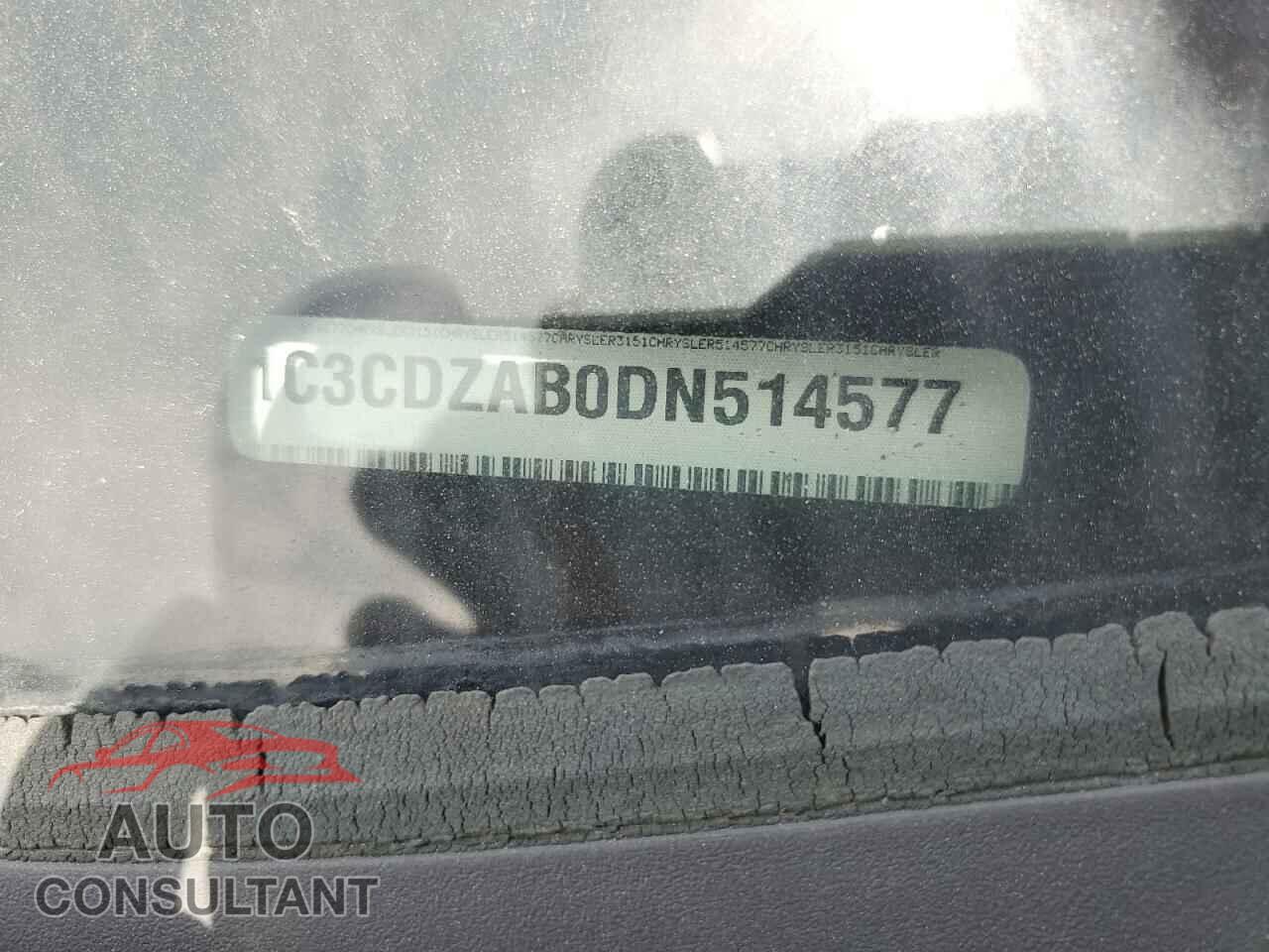 DODGE AVENGER 2013 - 1C3CDZAB0DN514577