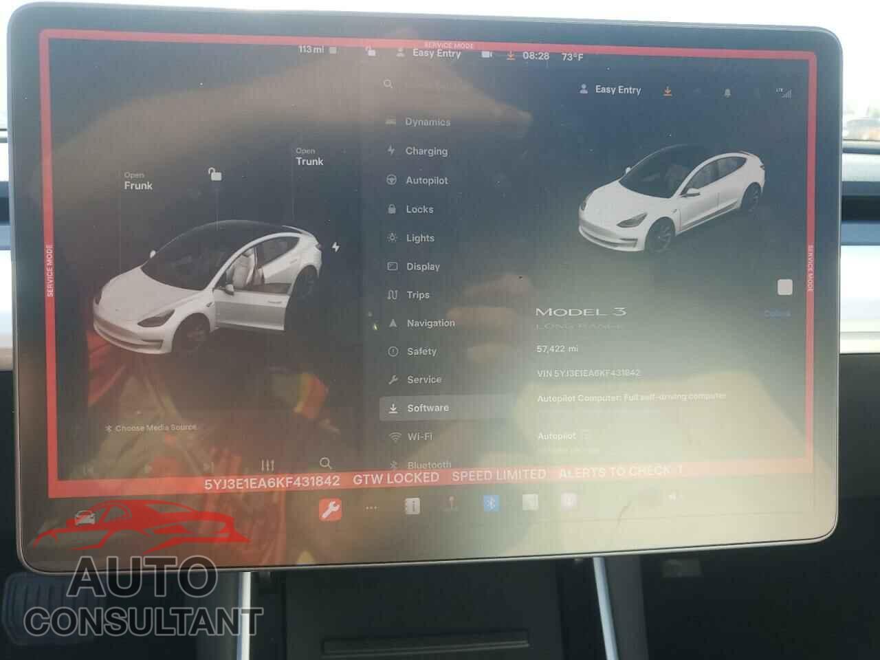 TESLA MODEL 3 2019 - 5YJ3E1EA6KF431842