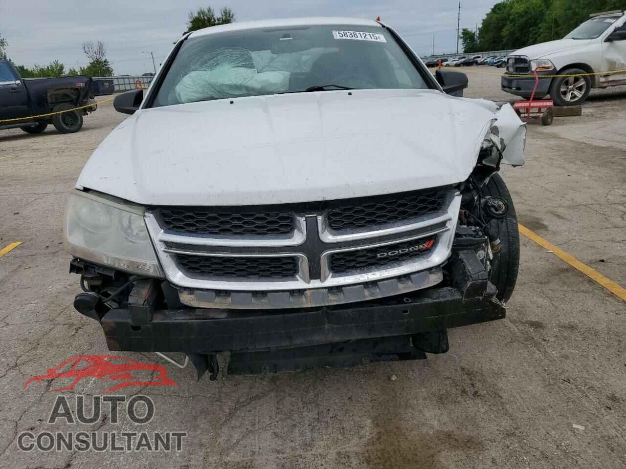 DODGE AVENGER 2013 - 1C3CDZAB6DN725640