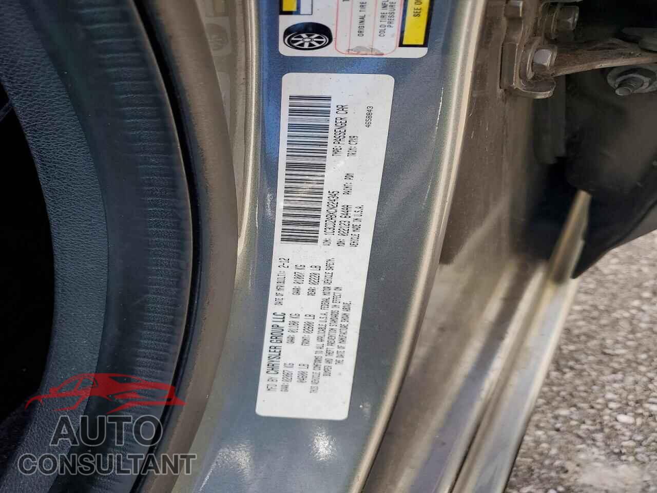 DODGE AVENGER 2012 - 1C3CDZABXCN224345