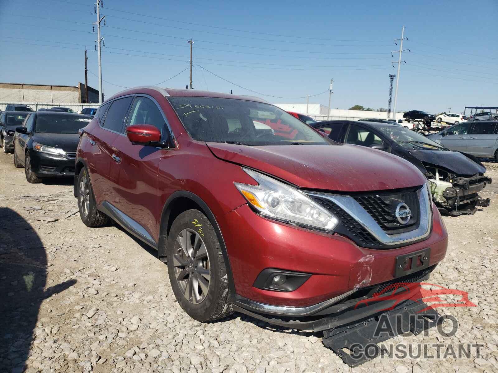 NISSAN MURANO 2017 - 5N1AZ2MHXHN125099