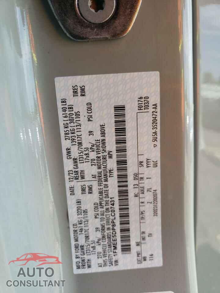 FORD BRONCO 2023 - 1FMEE5DP8PLC07431
