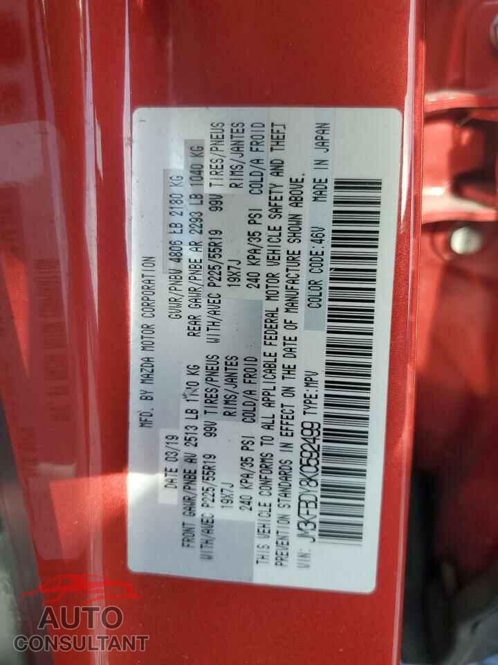 MAZDA CX-5 2019 - JM3KFBDY8K0592499