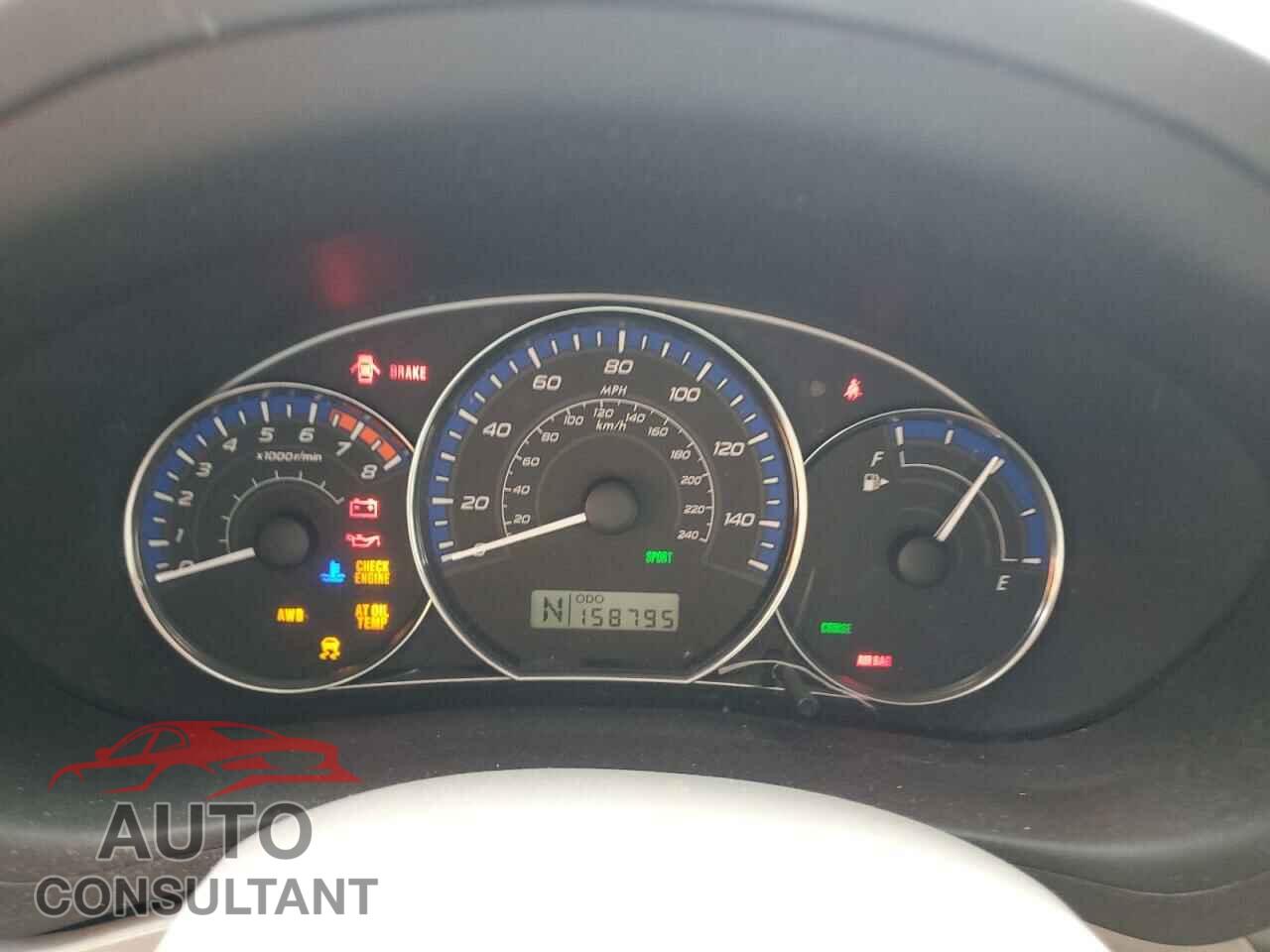 SUBARU FORESTER 2012 - JF2SHAEC2CH454316