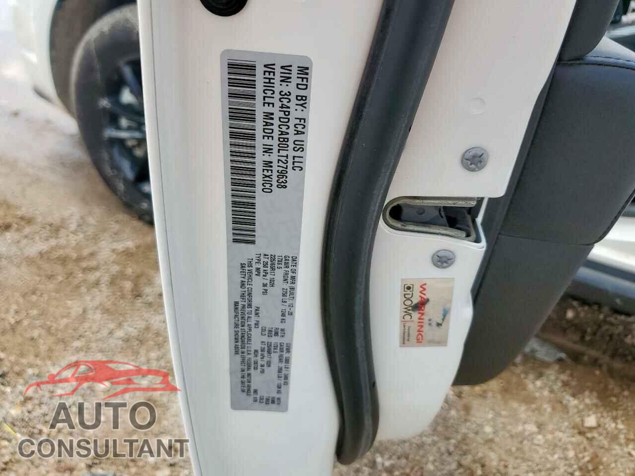 DODGE JOURNEY 2020 - 3C4PDCAB0LT279638