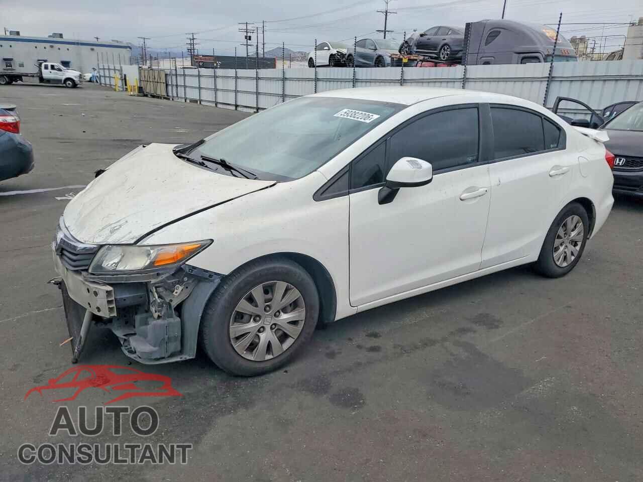HONDA CIVIC 2012 - 2HGFB2F54CH594600