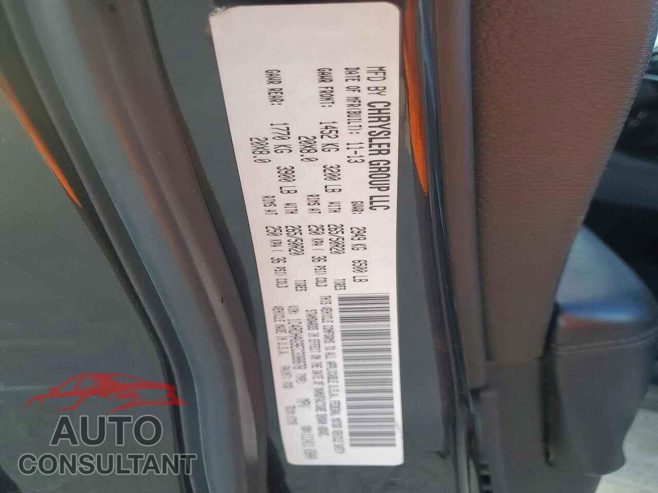 DODGE DURANGO 2014 - 1C4RDHAG9EC338878