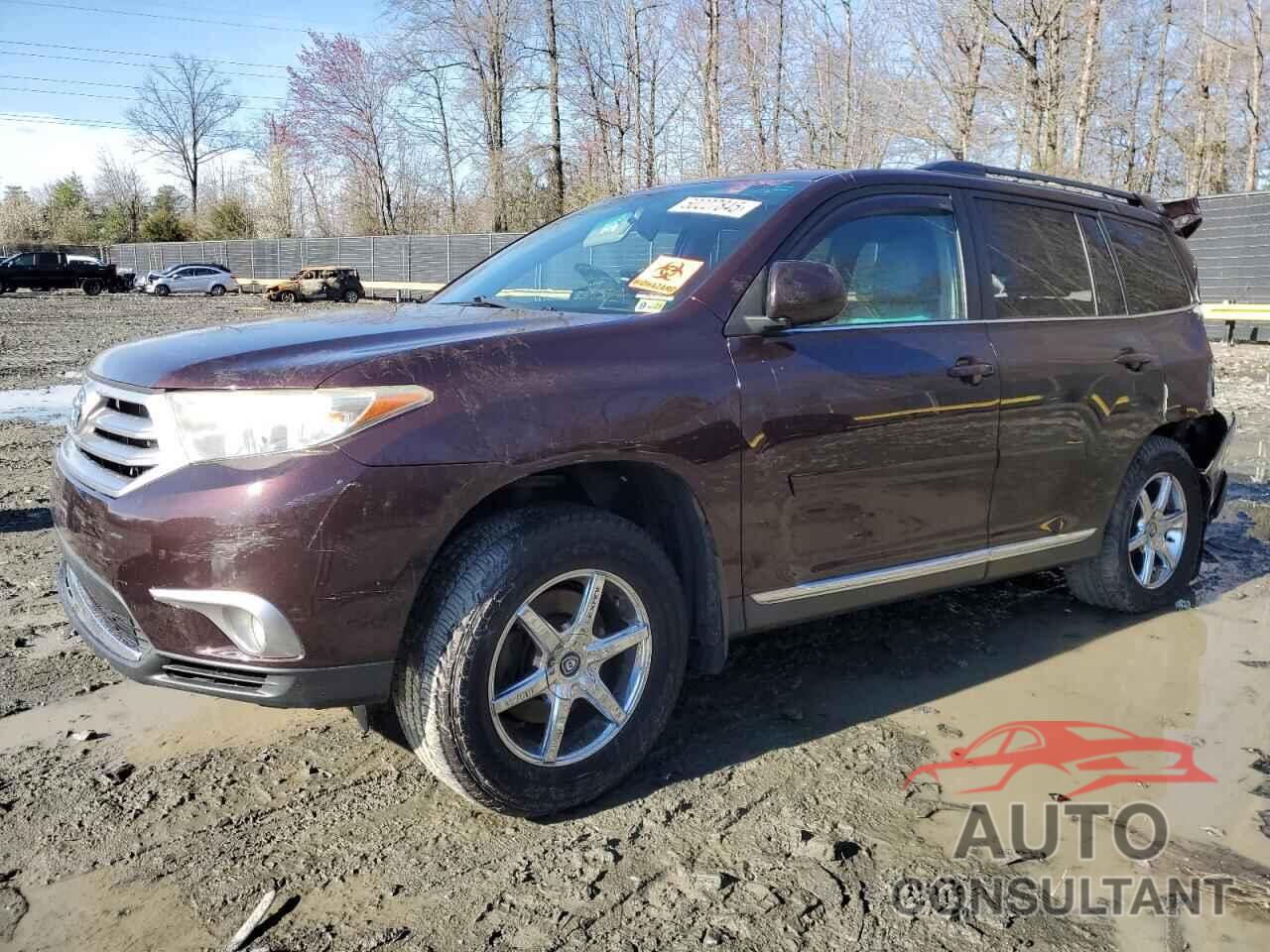 TOYOTA HIGHLANDER 2012 - 5TDBK3EH0CS152011