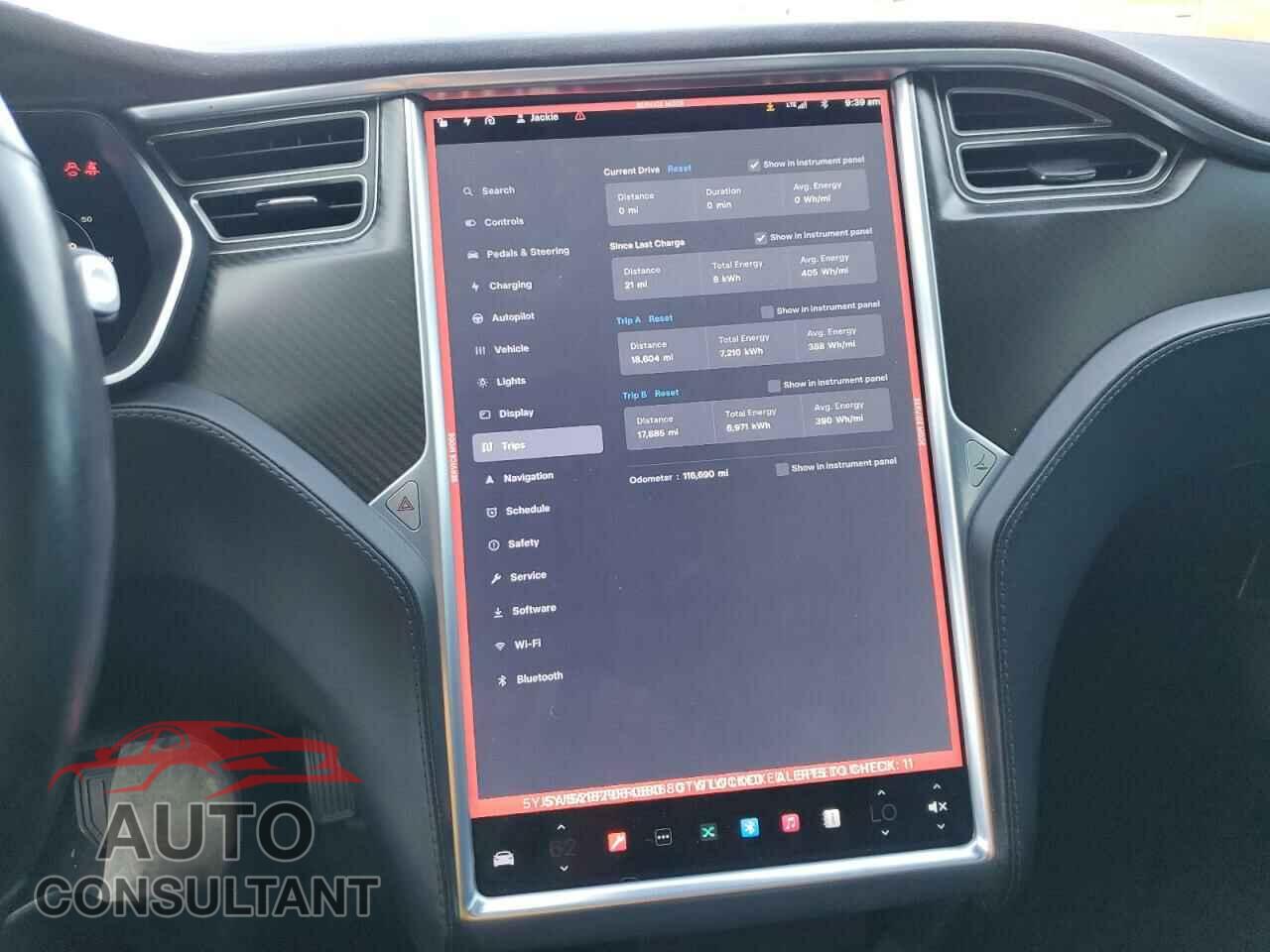 TESLA MODEL S 2015 - 5YJSA1S29FF084680