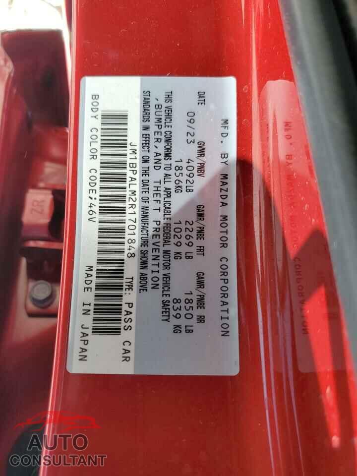 MAZDA 3 2024 - JM1BPALM2R1701848