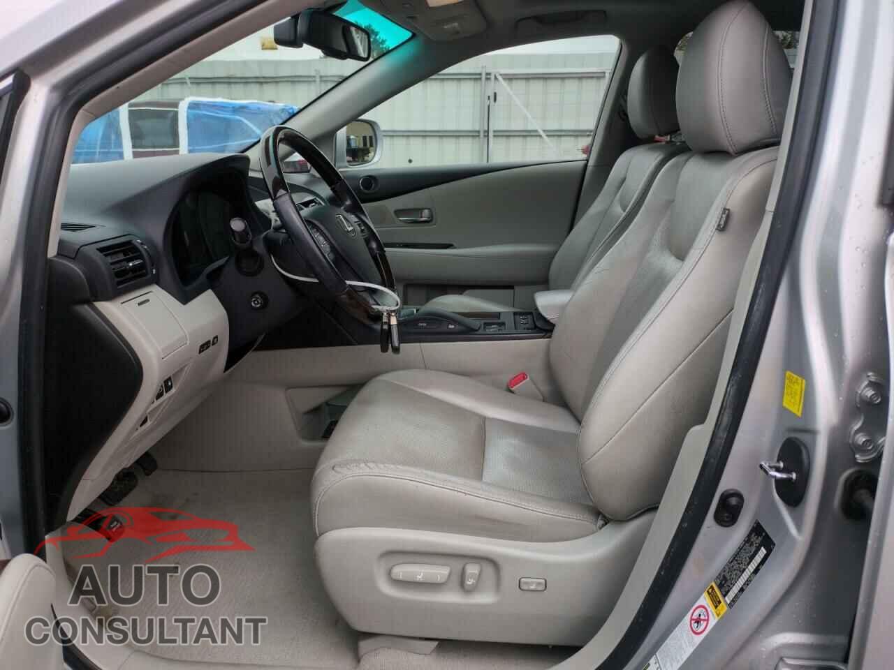 LEXUS RX350 2010 - 2T2BK1BA2AC077941