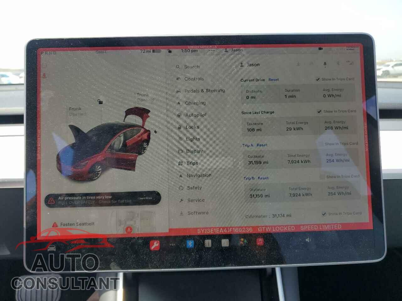 TESLA MODEL 3 2018 - 5YJ3E1EA4JF169236