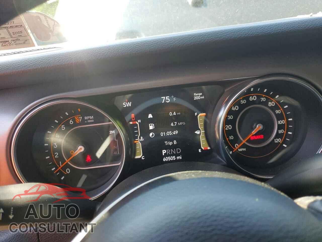 JEEP GLADIATOR 2021 - 1C6HJTAG3ML602027