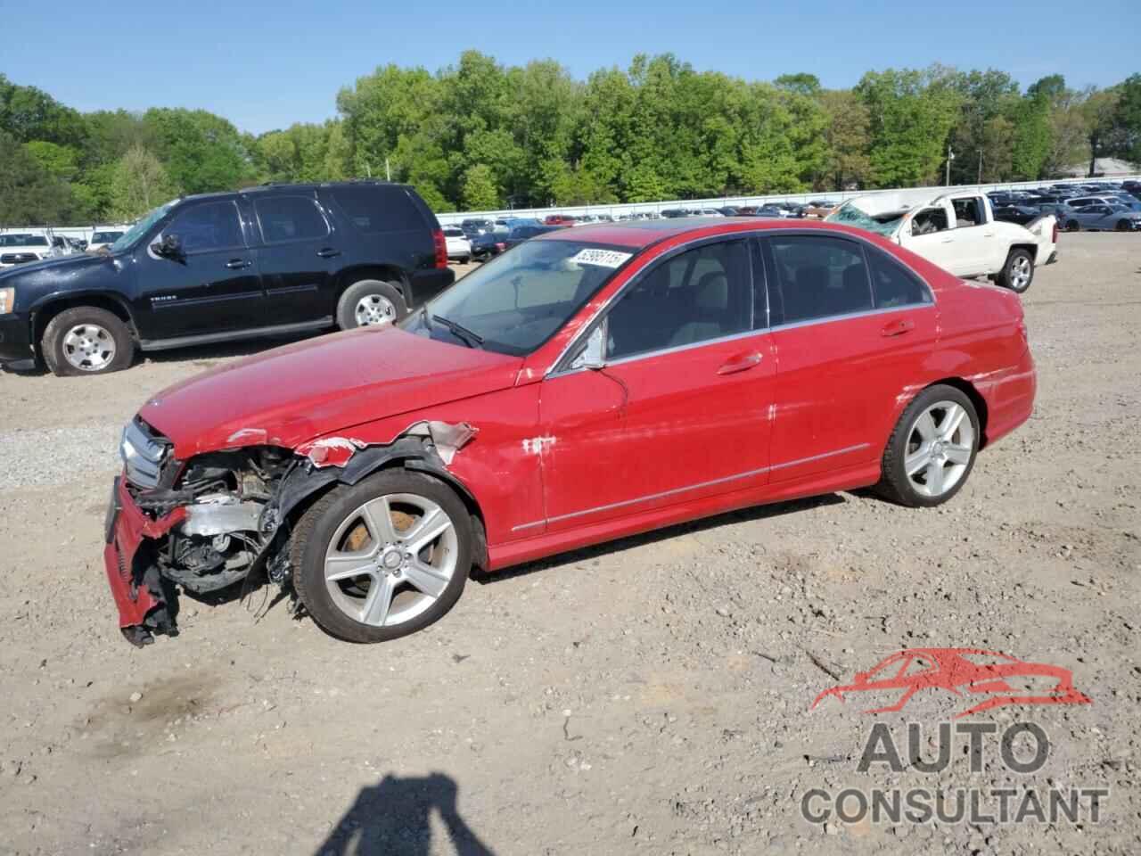 MERCEDES-BENZ C-CLASS 2010 - WDDGF5EB1AR088760