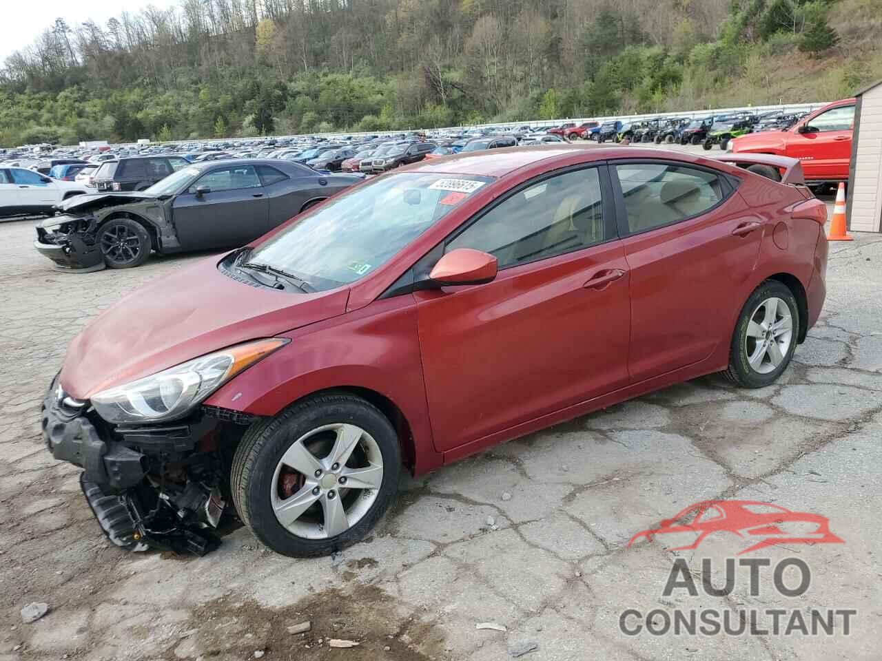 HYUNDAI ELANTRA 2013 - KMHDH4AE0DU849499