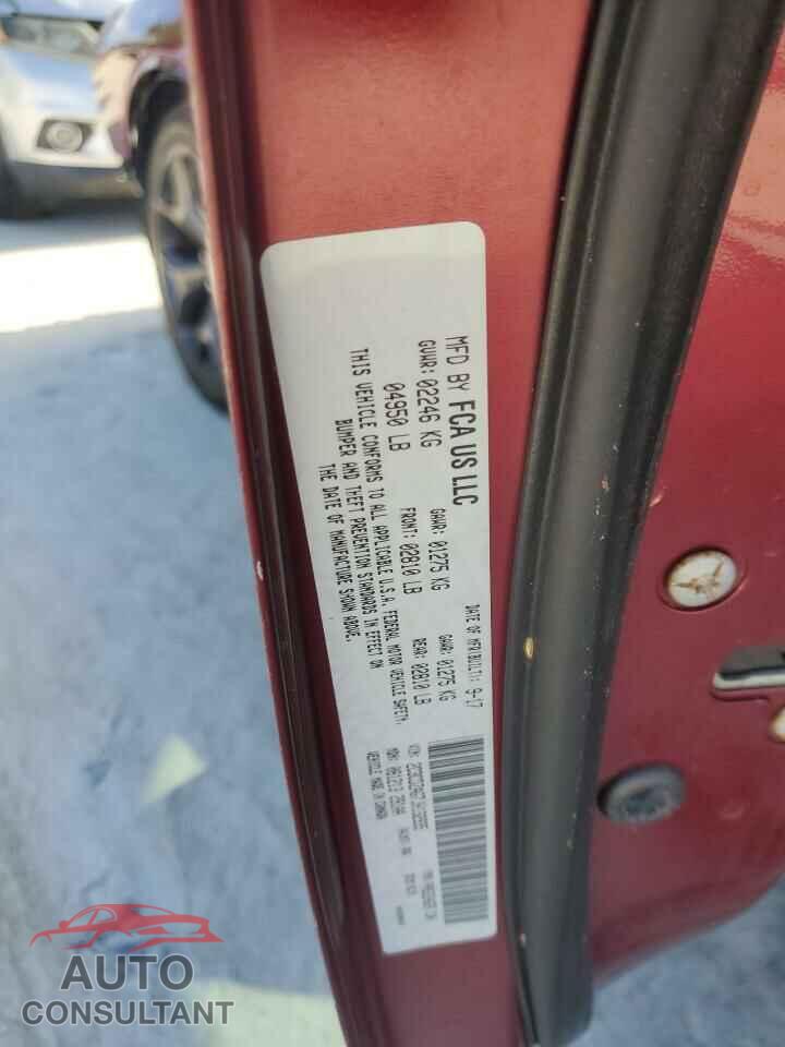 DODGE CHALLENGER 2018 - 2C3CDZAG7JH132935