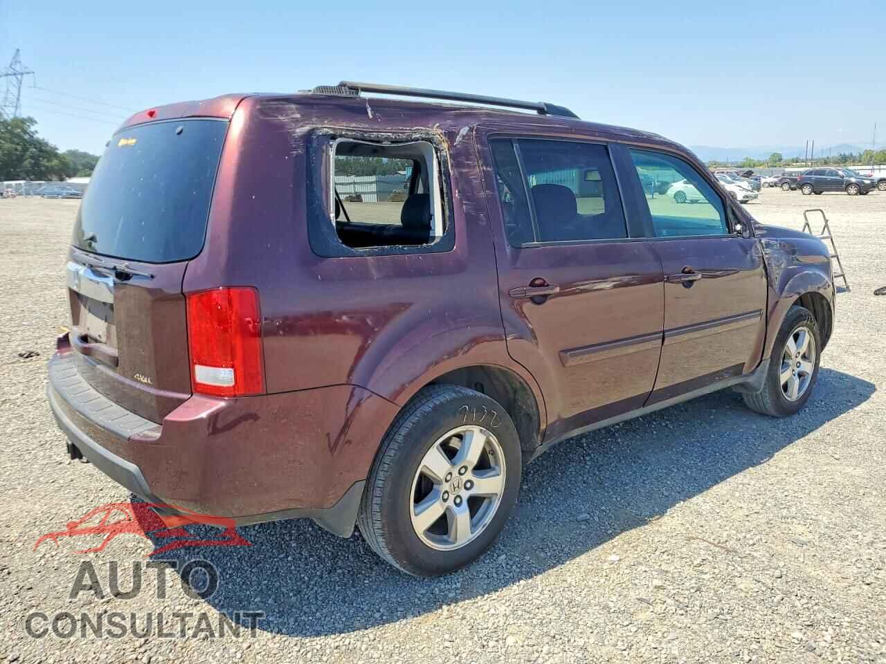 HONDA PILOT 2009 - 5FNYF48539B038541