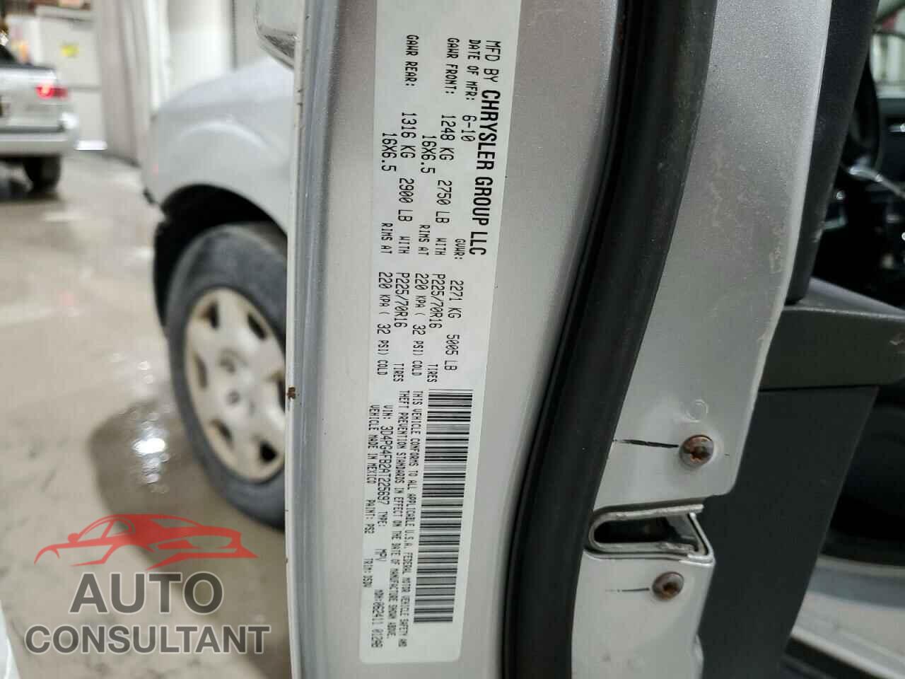 DODGE JOURNEY 2010 - 3D4PG4FB2AT225697