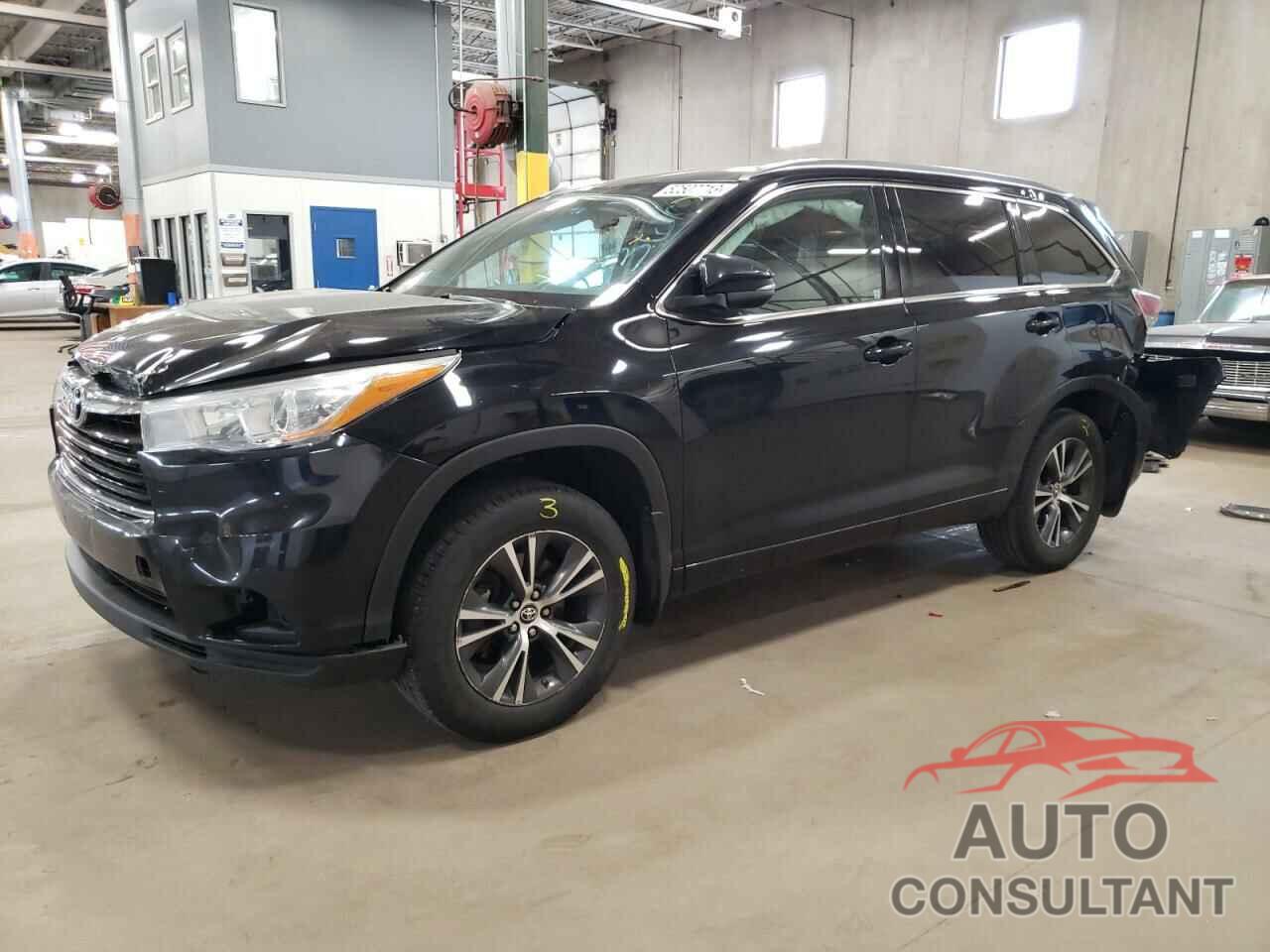 TOYOTA HIGHLANDER 2016 - 5TDJKRFH3GS502086