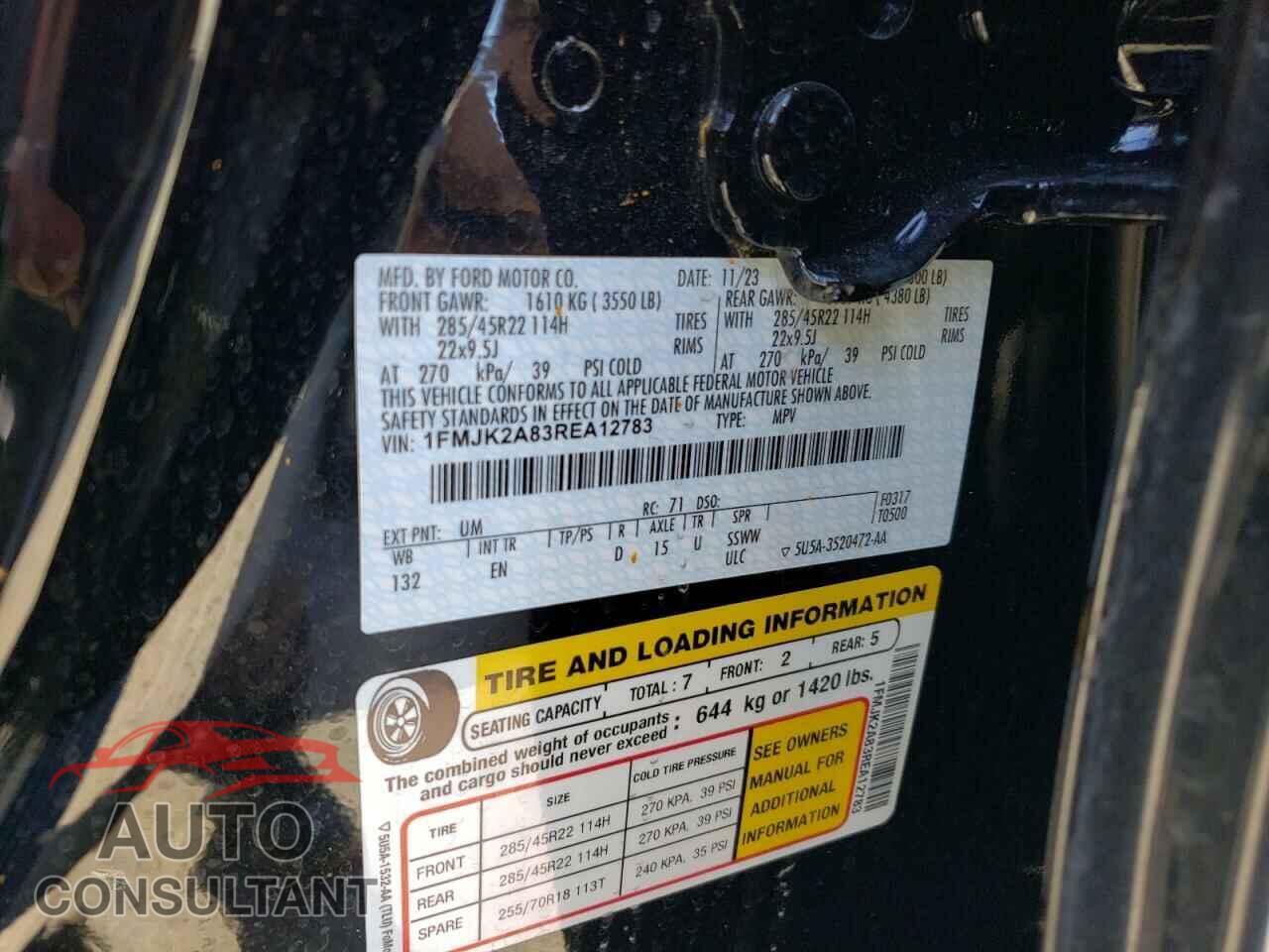 FORD EXPEDITION 2024 - 1FMJK2A83REA12783