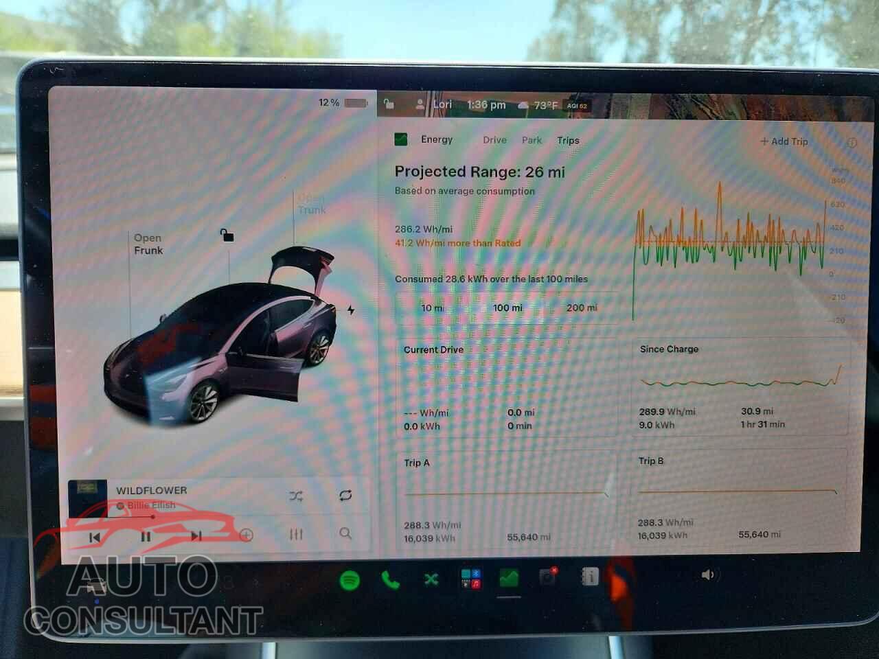 TESLA MODEL 3 2018 - 5YJ3E1EB0JF087013