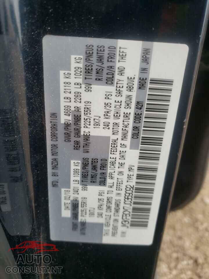 MAZDA CX-5 2018 - JM3KFBCM7J0369092