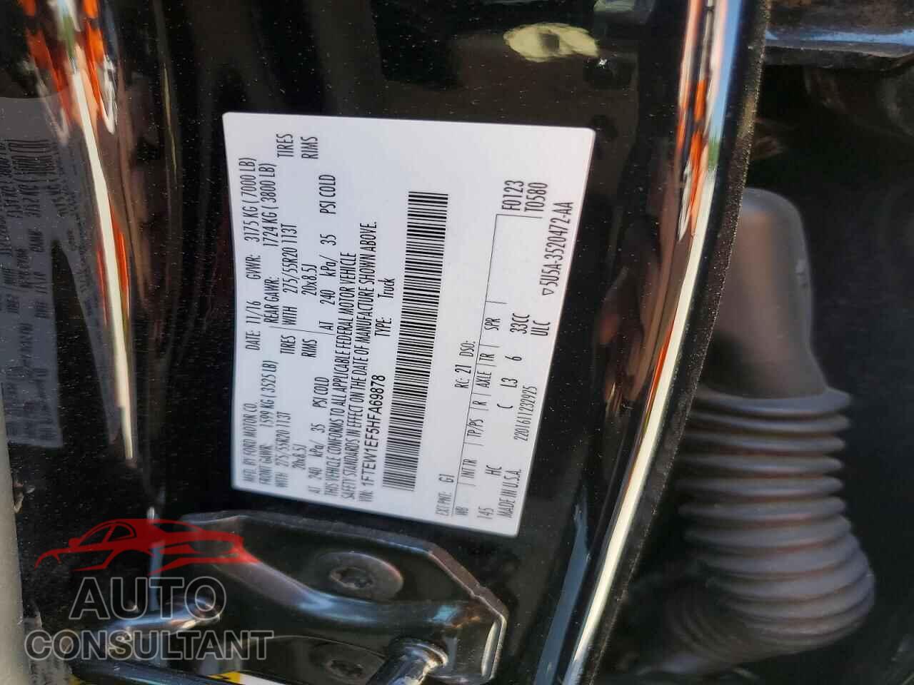 FORD F150 2017 - 1FTEW1EF5HFA69878