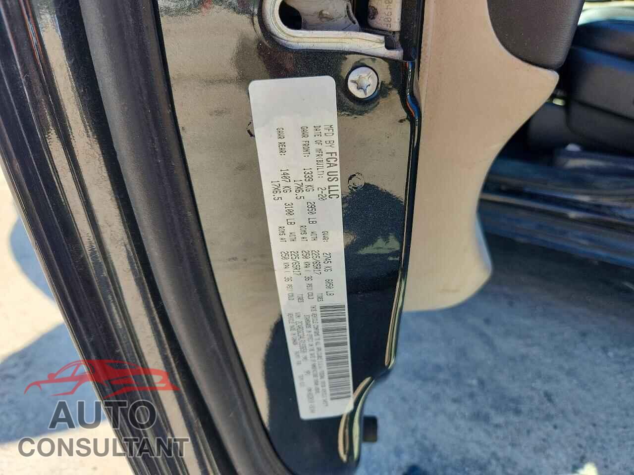 DODGE CARAVAN 2020 - 2C4RDGCG4LR193650
