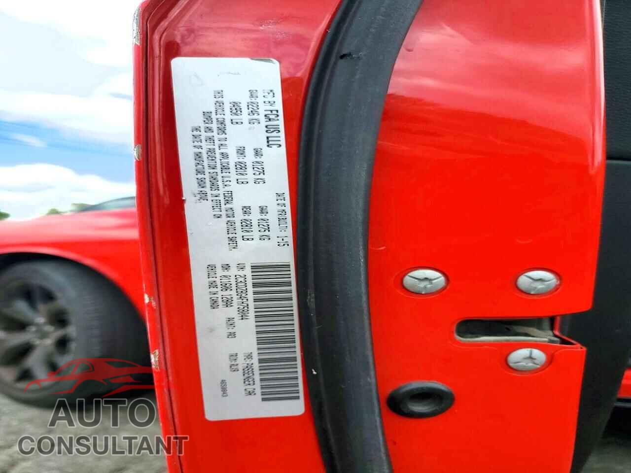 DODGE CHALLENGER 2015 - 2C3CDZBG4FH758044