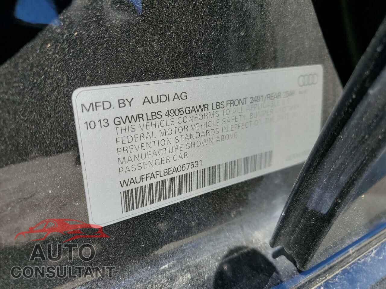 AUDI A4 2014 - WAUFFAFL8EA057531